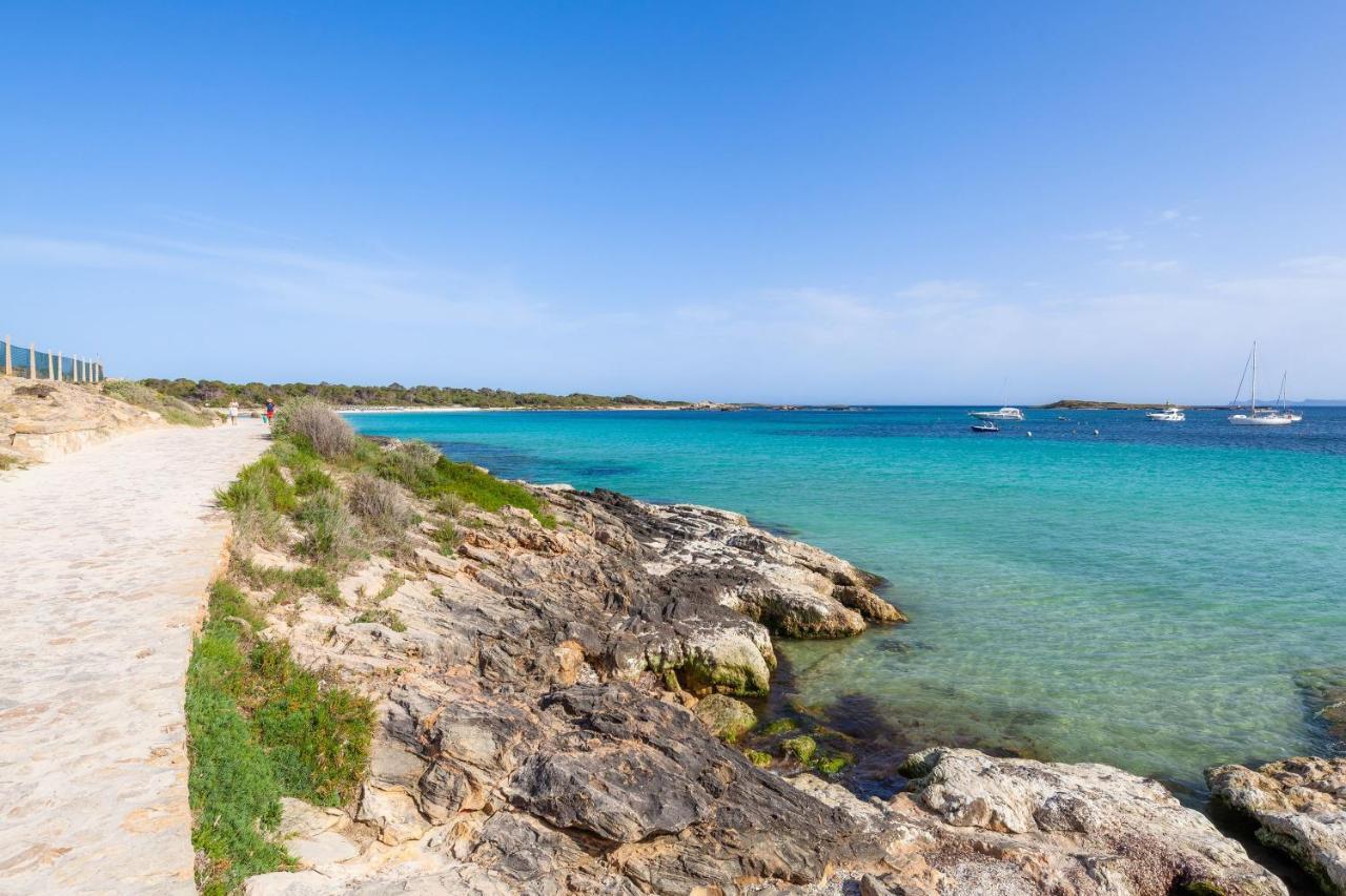 Ses Salines Cottage With Private Pool And Barbecue エクステリア 写真