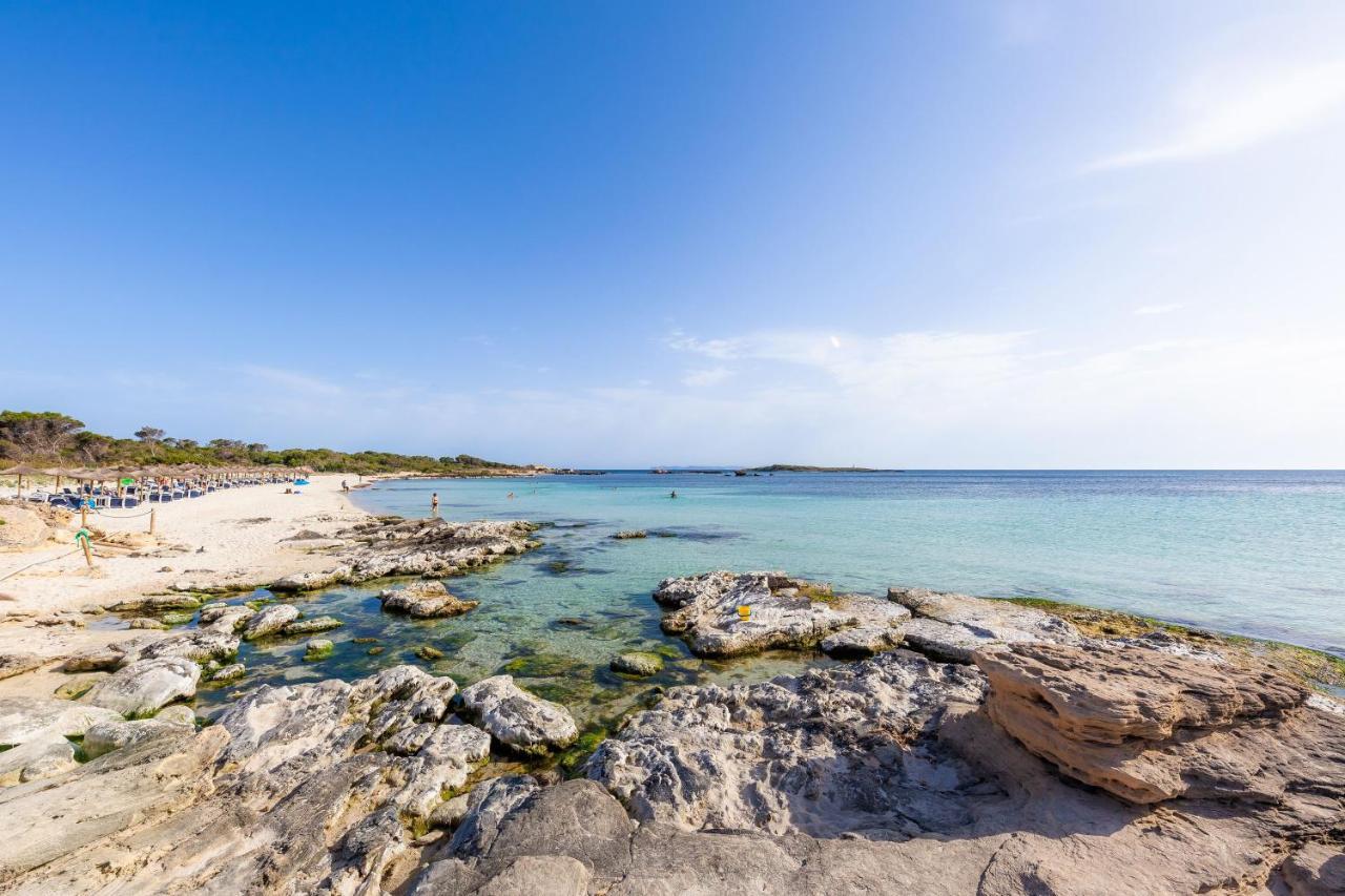 Ses Salines Cottage With Private Pool And Barbecue エクステリア 写真